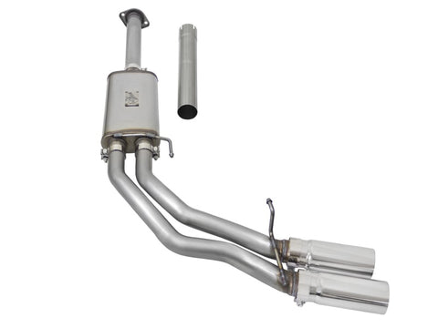 aFe Rebel Exhausts 3in SS Cat-Back 15-16 Ford F-150 EcoBoost V6 2.7/3.5L V8 5.0L w/ Polished Tips - 49-43081-P