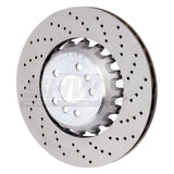 SHW 2020 BMW X5 M 4.4L Right Rear Cross-Drilled Lightweight Brake Rotor (34208074286) - BRR43508