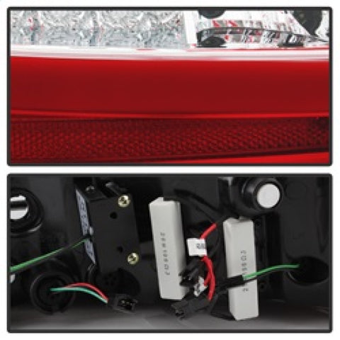 Spyder 09-11 Audi A6 LED Tail Lights - Red Clear (ALT-YD-AA609-LED-RC) - 5085191