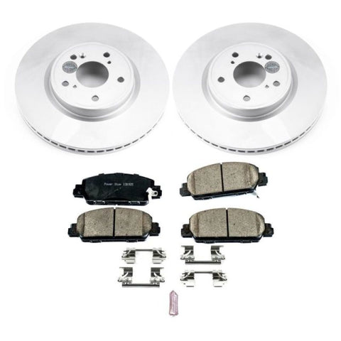 Power Stop 18-19 Honda Accord Front Z17 Evolution Geomet Coated Brake Kit - CRK8165