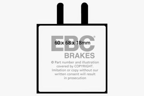 EBC Brakes Yellowstuff Performance Brake Pads - DP4543R