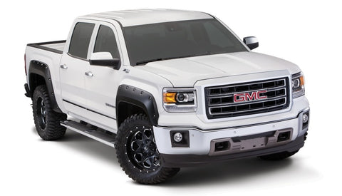 Bushwacker 14-15 GMC Sierra 1500 Pocket Style Flares 4pc - Black - 40960-02