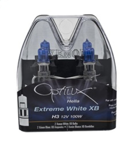 Hella Optilux H3 12V / 100W Xenon White XB Light Bulb - H71070181