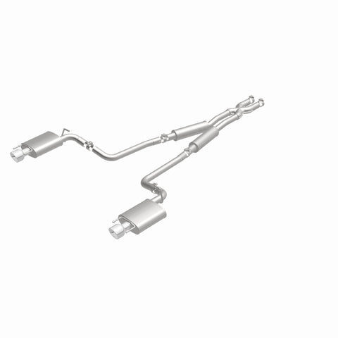 MagnaFlow 10-12 Cadillac CTS V6 3.0L (Exc AWD) Dual Split Rear Exit Stainless Cat Back Perf Exhaust - 15136