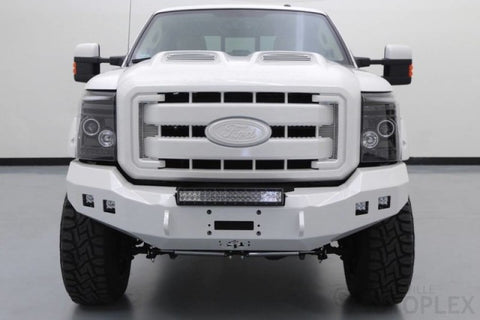 Road Armor 11-16 Ford F-250 Stealth Front Winch Bumper - Tex Blk - 6114R0B