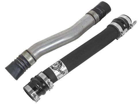 aFe BladeRunner 2.75in Hot 3.5in Cold Side Intercooler Tubes w/ Coupling Clamp Kit 10-12 Dodge 6.7L - 46-20084-B