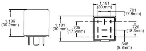 Hella Relay Metal Bkt 280 Relay 0 - H84489001