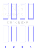 King 08-09 Chrysler Caliber SRT4/Mitsubishi/Hyundai/Kia World Engine Connecting Rod Bearing Set - CR4668XP