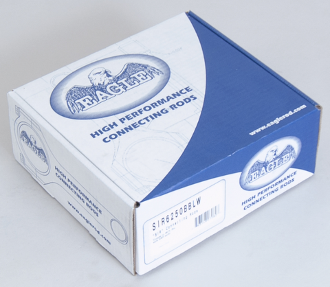 Eagle Chevrolet Small Block 5140 I-Beam Connecting Rod 6.250in w/ 3/8in ARP 8740 (Set of 8) - SIR6250BBLW