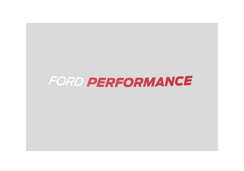 Ford Racing Ford Performance Bronco Windshield Banner - White/Red - M-1820-BRR