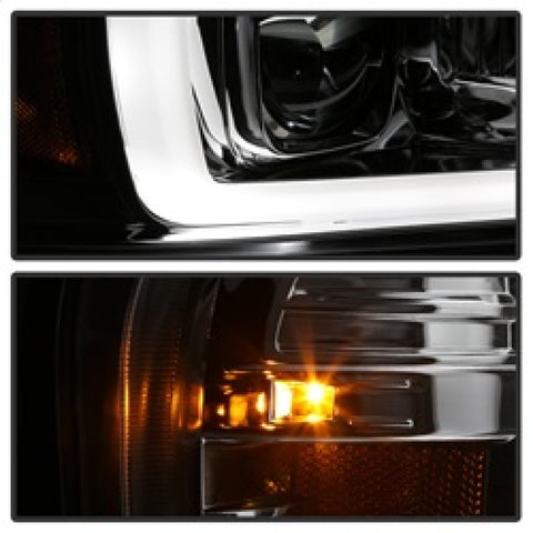 Spyder 04-08 Ford F-150 Light Bar Projector Headlights - Chrome (PRO-YD-FF15004V2-LB-C) - 5084637