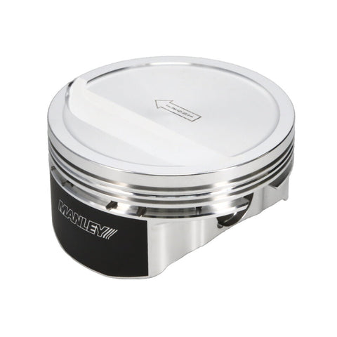 Manley Small Block Chevrolet LS Series 4.130in Bore/-11cc Dish Top Piston Set - 596605C-8