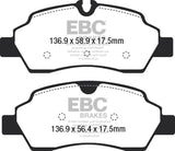EBC 15+ Ford Transit 2.2 TD Ultimax2 Rear Brake Pads - UD1775