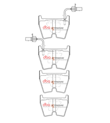 DBA 2009 Suzuki XL-7 Front XP Performance Brake Pads - DB15110XP