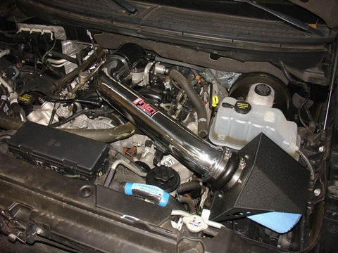 Injen 09-10 Ford F-150 V8 5.4L Wrinkle Black Power-Flow Air Intake System - PF9014WB