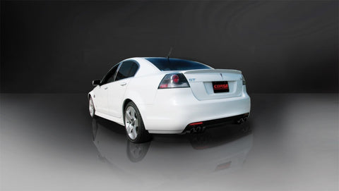Corsa 08-09 Pontiac G8 GXP 6.0L V8 Sport Cat-Back w/ Dual 3in Black Tips - 14950BLK