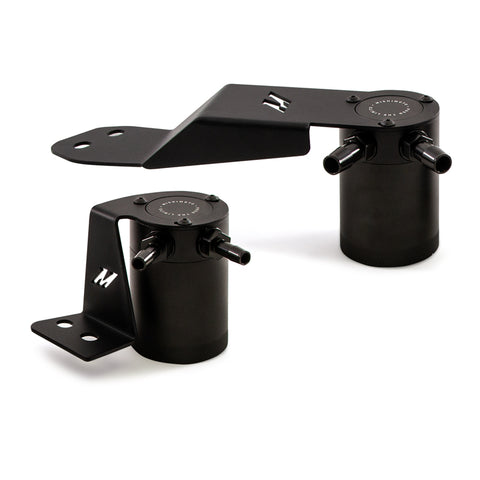 Mishimoto 2013+ Cadillac ATS 2.0T Baffled Oil Catch Can Kit - Black - MMBCC-ATS4-13SBE