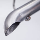 Stainless Works 2018+ Jeep Wrangler JL 304SS Factory Connect 2.5in Cat Back Dump Exhaust System - JPJLUCBD