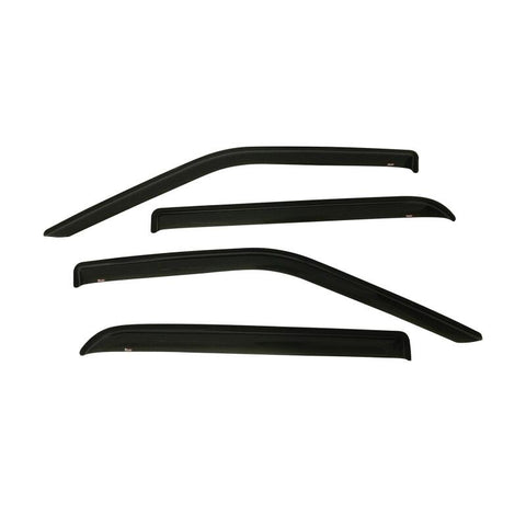 Westin 2015-2018 Ford F-150 SuperCrew Slim Wind Deflector 4pc - Smoke - 72-37444