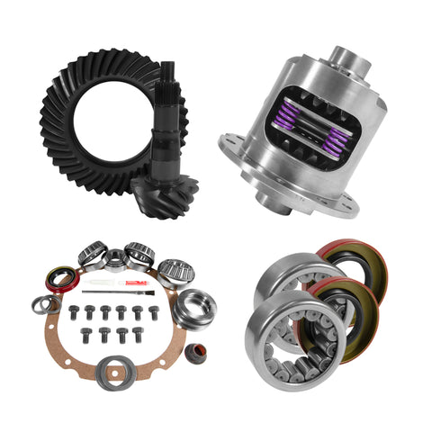 Yukon 8.8in Ford 3.55 Rear Ring & Pinion Install Kit 31 Spline Positraction 2.99in Axle Bearings - YGK2060