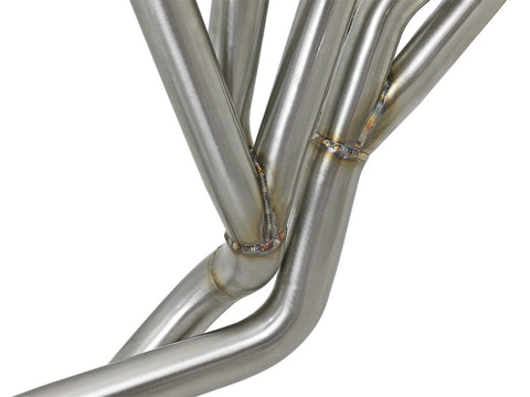 aFe Power Twisted Steel Long Tube Header & Connection Pipes 01-16 Nissan Patrol (Y61) V8-4.8L - 48-36109-YN