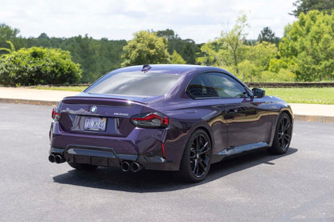 Dinan 23-26 BMW M240i/M240i xDrive (G42) Valved Axleback Exhaust System - Black Tips - D660-0098-BLK