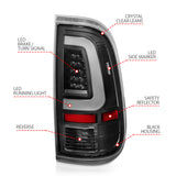 ANZO 2008-2016 Ford F-250 LED Taillights Black Housing Clear Lens (Pair) - 311356