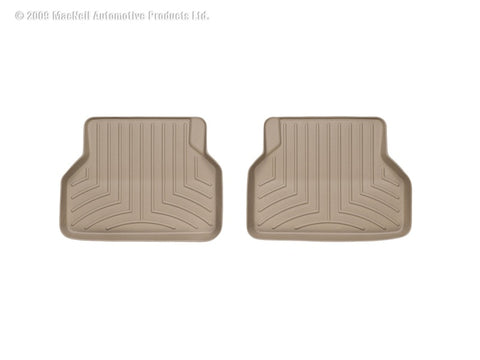 WeatherTech 04-10 BMW 5-Series (E60) Rear FloorLiner - Tan - 451642