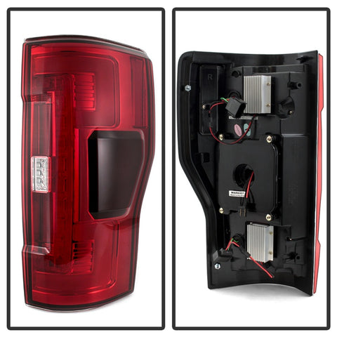 Spyder 17-18 Ford F-250 Super Duty (Excl LED Models) LED Tail Lights -Red Clr (ALT-YD-FS17-LED-RC) - 5085603