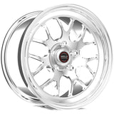 Weld S77 15x10.33 / 5x135 BP / 5.5IN BS Polished Wheel (Med Pad) - Single Beadlock - 77MP510G55G