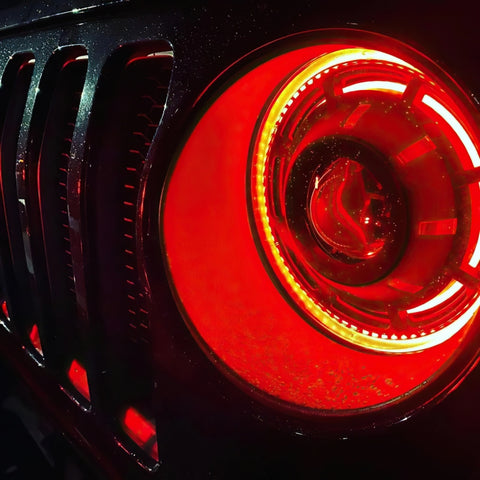Oracle Oculus Bi-LED Projector Headlights for Jeep JL/Gladiator JT - w/ Simple Controller - 5839-504-B