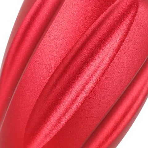 Mishimoto Steel Core Twist Shift Knob Red Aluminum - MMSK-TWST-RD