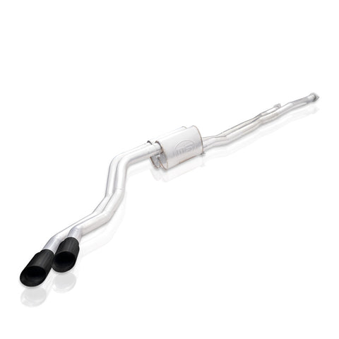 Stainless Works 2014+ Toyota Tundra 5.7L Legend Series Cat-Back Exhaust w/Black Tips - TOYT14CBL-B