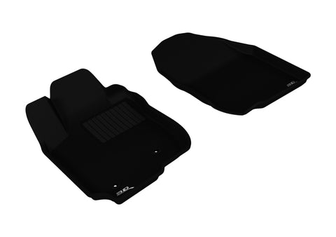 3D MAXpider 2006-2012 Toyota RAV4 Kagu 1st Row Floormat - Black - L1TY02311509
