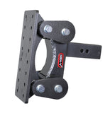 Gen-Y The Boss Torsion-Flex Pintle Plate 2.5in Shank 6.5in Drop 2.4K TW 21K Hitch - GH-1301