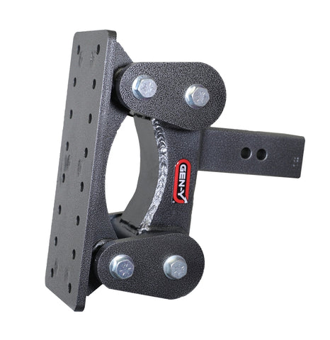 Gen-Y The Boss Torsion-Flex Pintle Plate 2.5in Shank 6.5in Drop 2.4K TW 21K Hitch - GH-1301