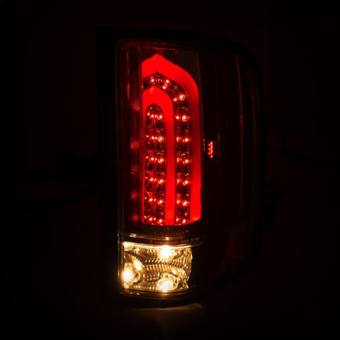 ANZO 2007-2013 Chevrolet Silverado 1500 LED Taillights Chrome - 321341