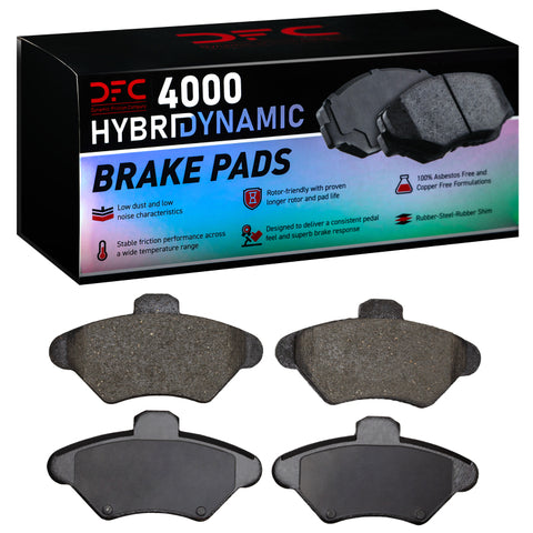 DFC 93-98 Mercury Cougar Front 4000 Hybridynamic Brake Pads - 4000-0600-00
