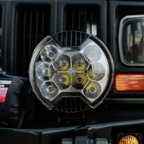 KC HiLiTES SlimLite 6in Light Shield - SAE Driving Beam - Clear - 5120
