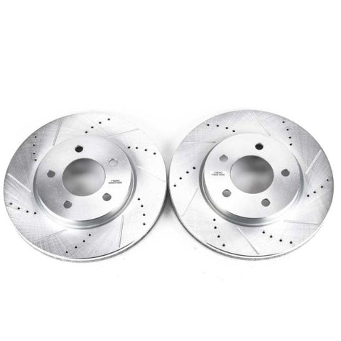 Power Stop 04-08 Chrysler Pacifica Front Evolution Drilled & Slotted Rotors - Pair - AR8758XPR