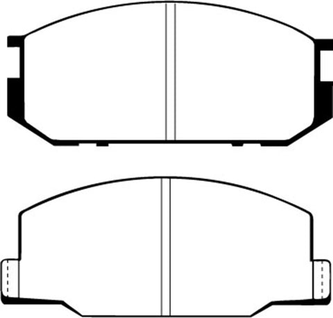 EBC 85-90 Lotus Esprit 2.2 Greenstuff Front Brake Pads - DP2456