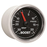 Autometer GS 52mm 30 in Hg/20 psi Mechanical Vacuum/Boost Gauge - 3807