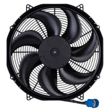 SPAL 500W 15.2in Flush Mount Brushless Fan w/Jumper Harness - 30107328-PKG