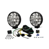 KC HiLiTES Apollo Pro 6in. Halogen Light 100w Spot Beam (Pair Pack System) - Black - 9150