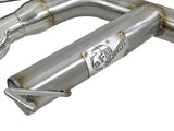 aFe MACHForce XP 08-13 BMW 135i L6-2.0L N54/N55 3in. 304 SS Axle-Back Exhaust w/Polished Tips - 49-36302-P