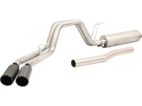Gibson 20-21 Ford F250/F350 7.3L Black Elite Cat-Back Dual Sport Exhaust System - Stainless - 69136B