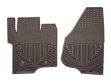 WeatherTech 2011-2016 Ford F-250/F-350/F-450/F-550 Front Rubber Mats - Cocoa - W203CO