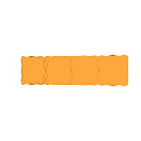 KC HiLiTES FLEX ERA LED Light Bar 10in. Light Shield - Amber (SHIELD ONLY) - 5333