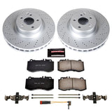 Power Stop 10-16 Mercedes-Benz E350 Front Z23 Evolution Sport Coated Brake Kit - CRK6640
