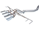 AWE Tuning 2023 Honda Civic Type R FL5 Track Edition Exhaust w/ Triple Chrome Silver Tips - 3020-52287